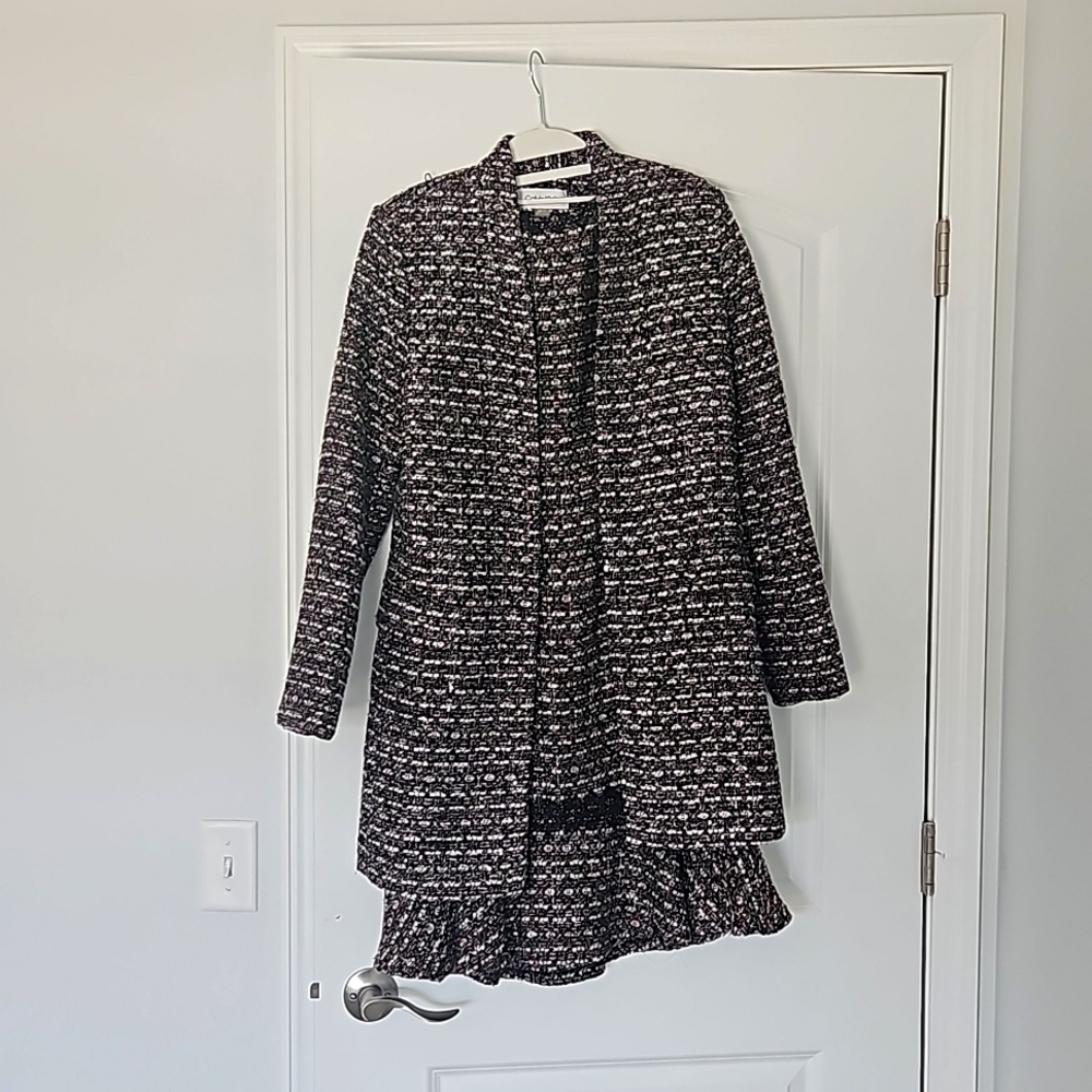 Dress with long jacket
